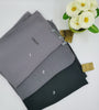 Sedef Chiffon Schal 75x200 (Grau)